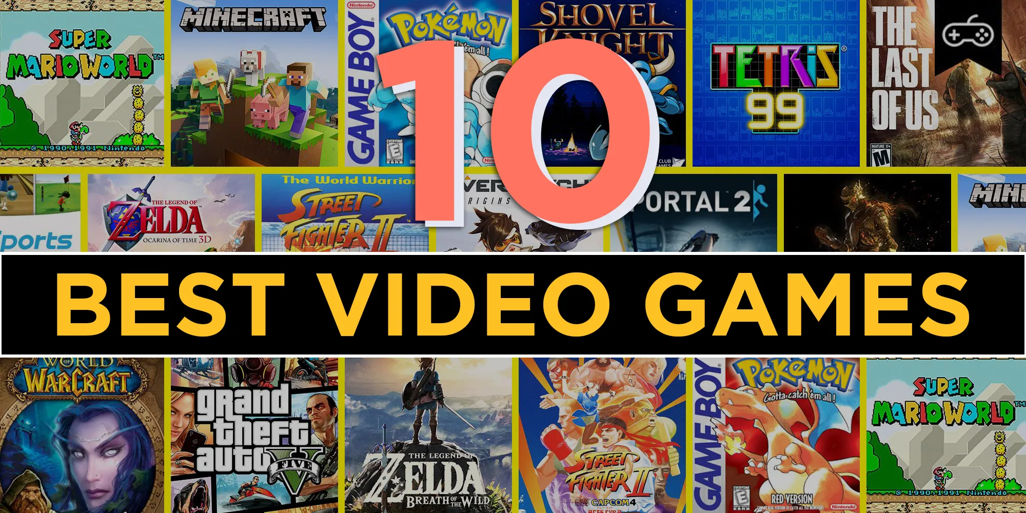 Top 10 Most Popular Video Games