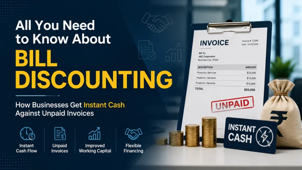 All You Need to Know About Bill Discounting: How Businesses Get Instant Cash Against Unpaid Invoices 
