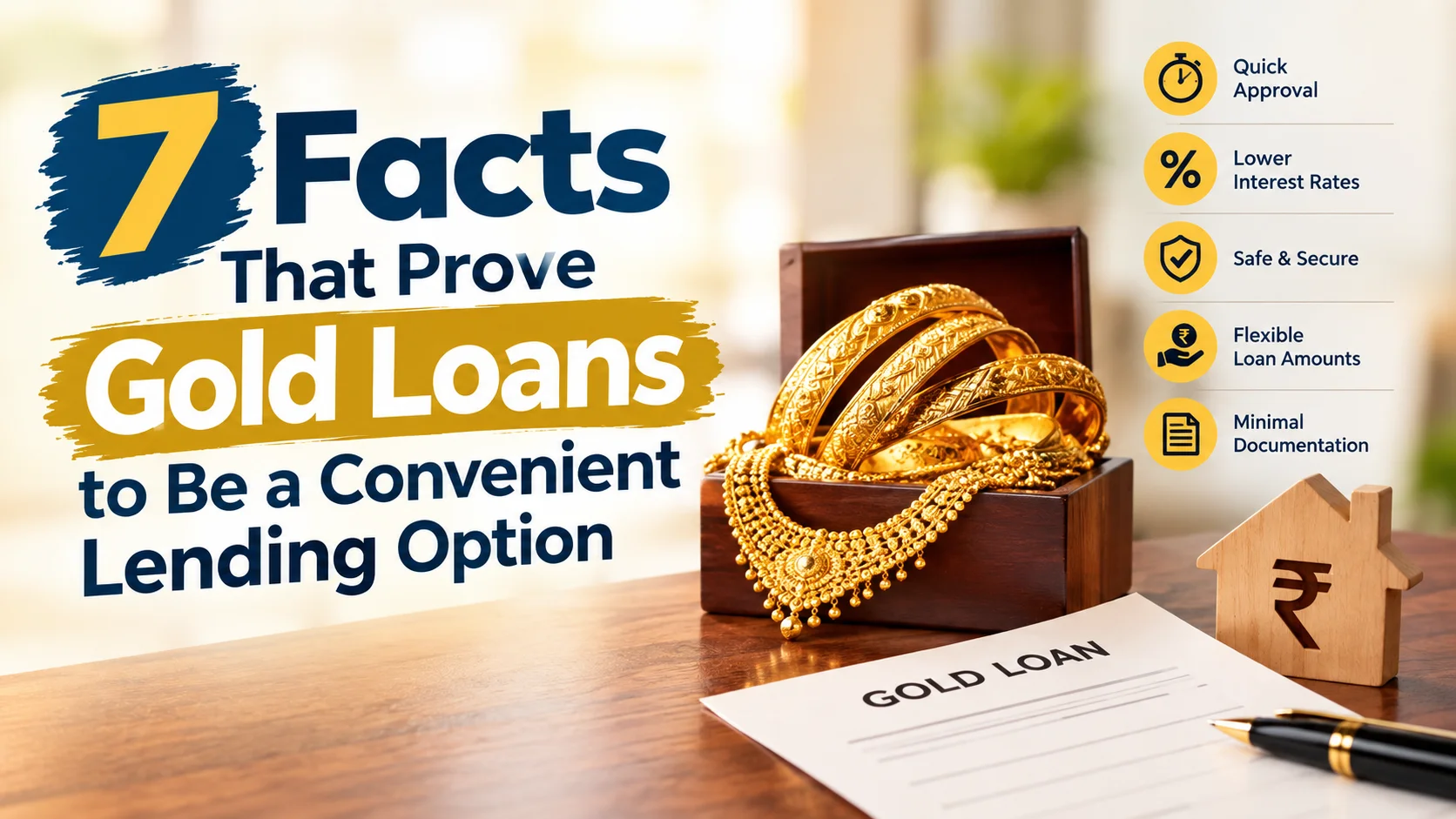 7 Facts That Prove Gold Loans to Be a Convenient Lending Option